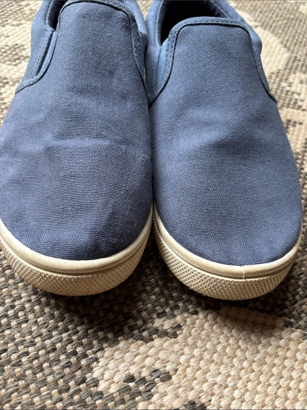 Cat & Jack Navy Slip-On Canvas Sneakers for Kids